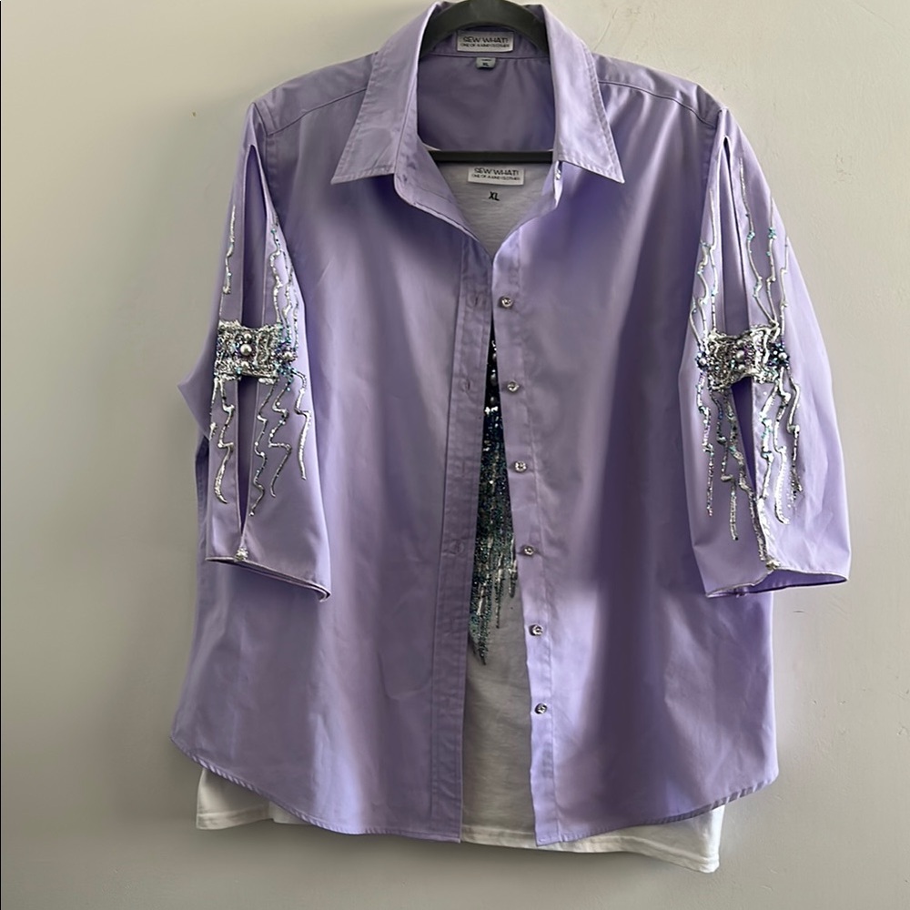 Sew What!, Woman’s Size XL - (2 piece) Embellished Matching Tank Top and Jacket